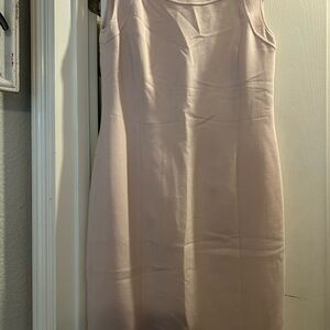 Elegant light pink Sleeveless Dress